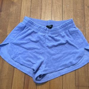 Purple Pacsun Terrycloth Shorts